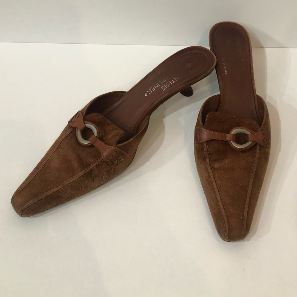 Suede Donald Pliner Couture Mules sz 8